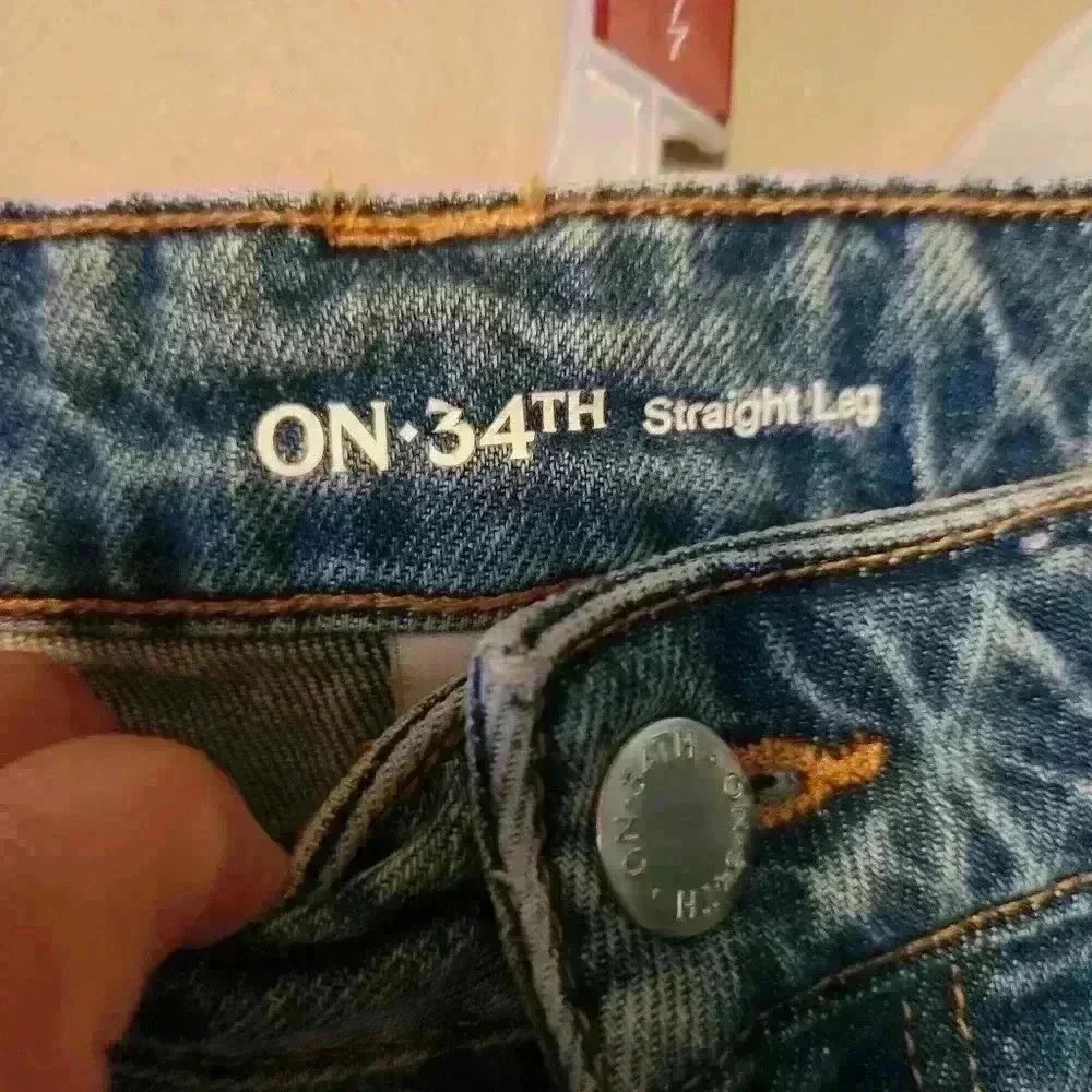On 34th straight leg denim jeans size 16W blue - Picture 2 of 4